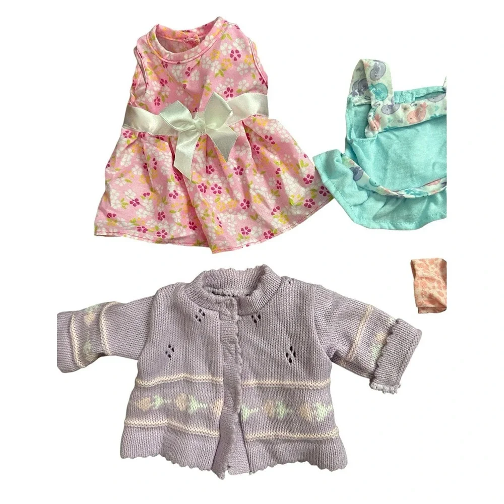 You & Me Geoffrey Doll Clothes Lot Dress‎ Cardigan Tops & Outfit Set